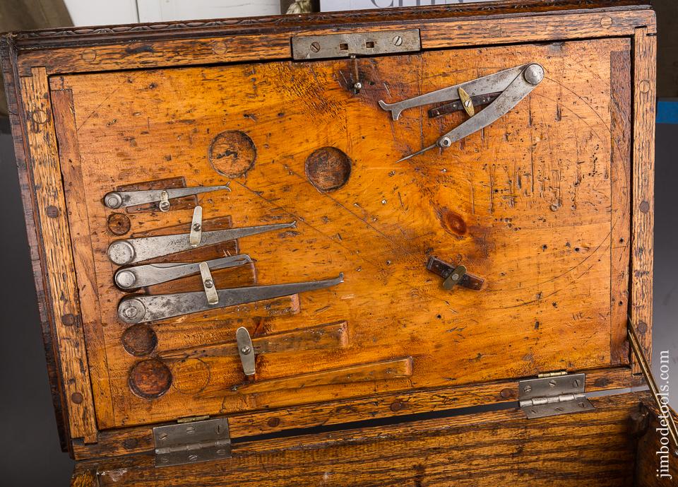 Fabulous Oak Machinist's Chest - 85592