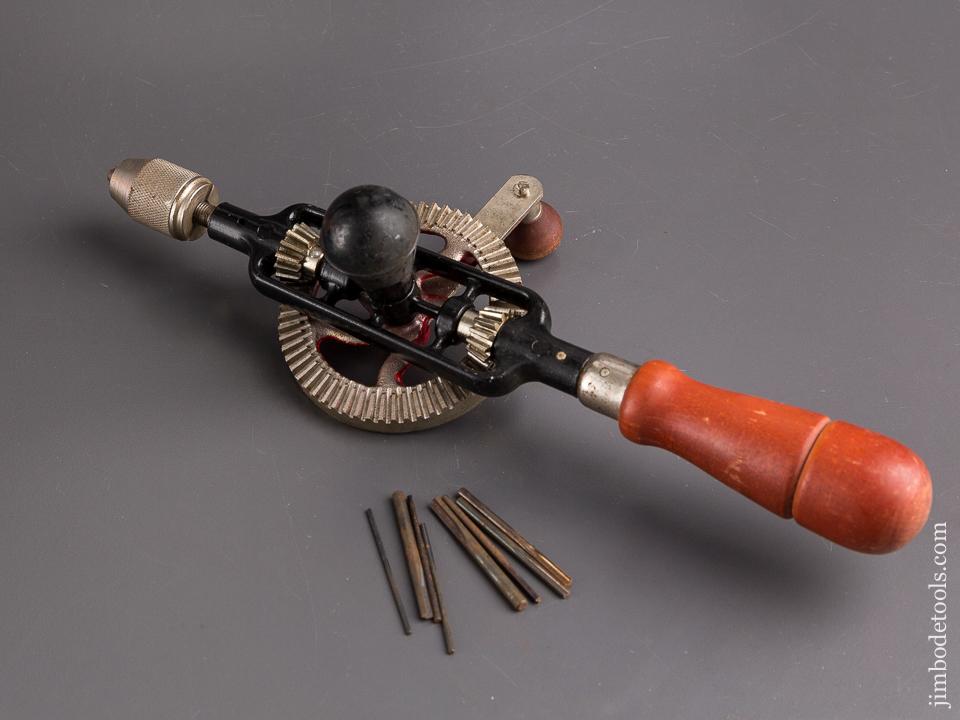 Minty MILLERS FALLS No. 5A Egg Beater Hand Drill with Eight Bits - 85597