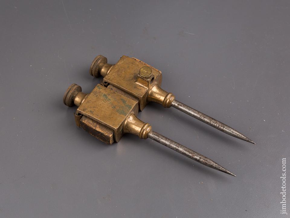 Seven inch TOWER & LYON Brass Trammel Points - 85598