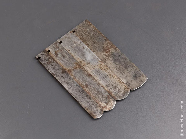 No. 53, 54, 55, and 57 Round Molding Blades for STANLEY No. 45 and 55 Combination Planes - 85619