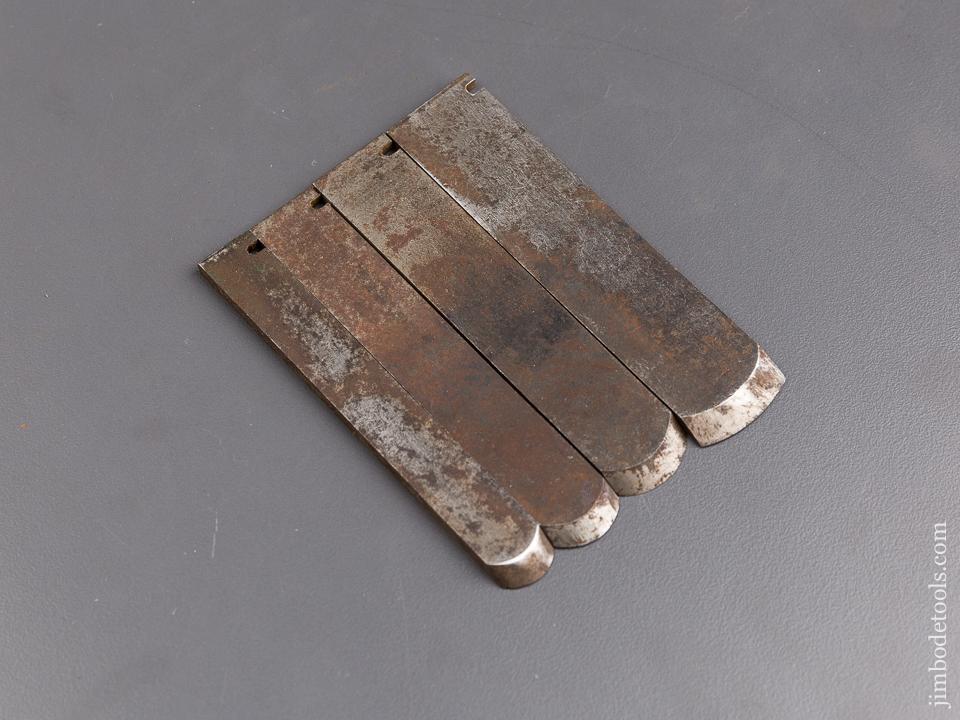 No. 53, 54, 55, and 57 Round Molding Blades for STANLEY No. 45 and 55 Combination Planes - 85619