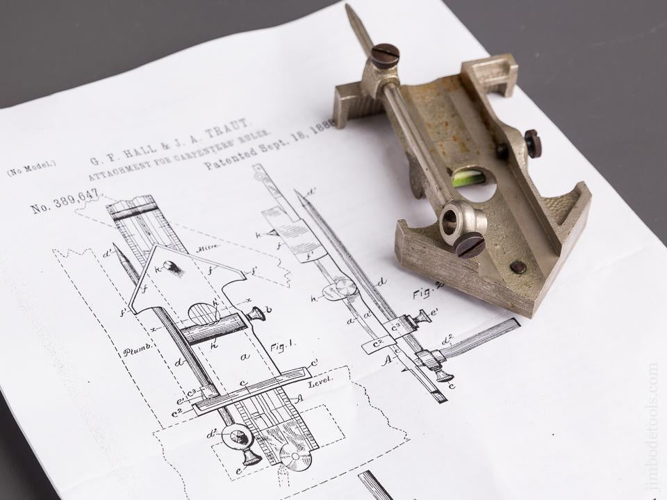 HALL & TRAUT Patent September 18, 1888 STANLEY No. 1 ODD JOBS Combination Tool - 85630