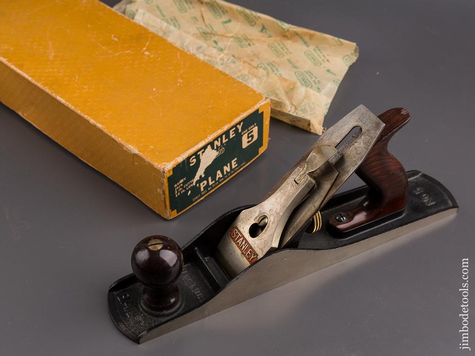 STANLEY No. 5 Jack Plane Type 16 circa 1933-41 in Original Box - 85631