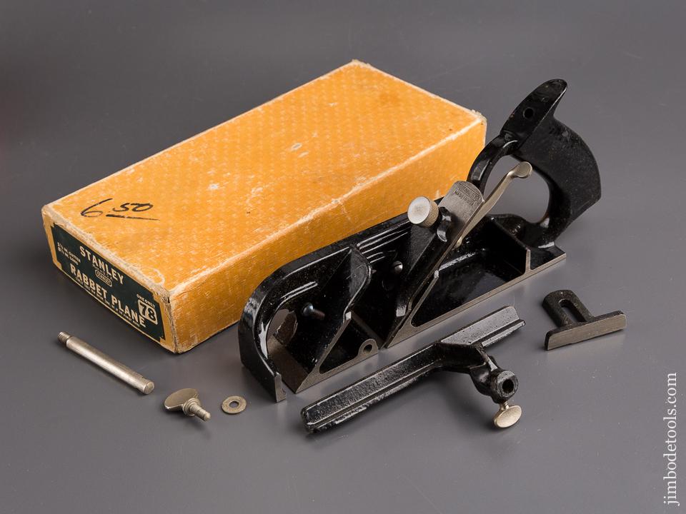 STANLEY No. 78 Duplex, Rabbet, and Filletster Plane MINT in Original Box - 85643