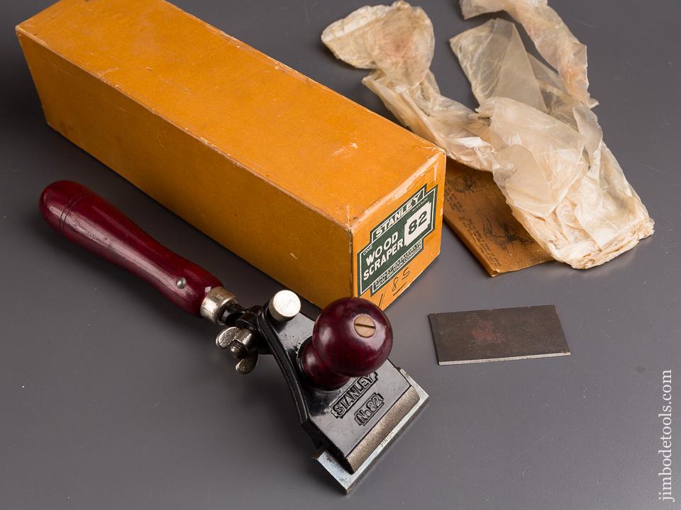 STANLEY No. 82 Wood Scraper Plane MINT in Original Box SWEETHEART - 85668