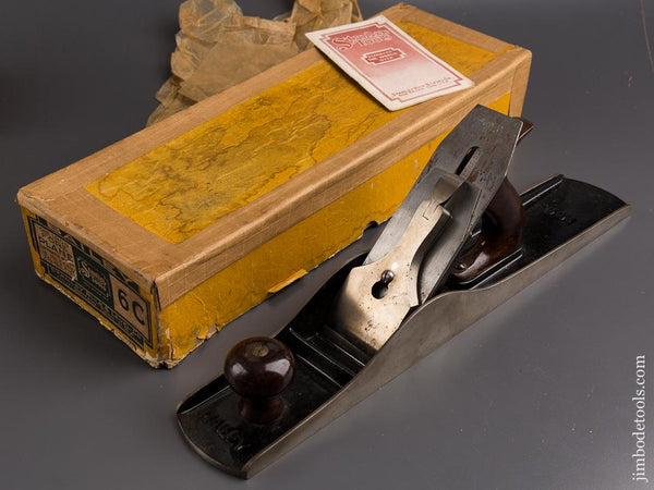 Amazing! STANLEY No. 6 Fore Plane Type 11 circa 1910-18 DEAD MINT in Original Box - 85670