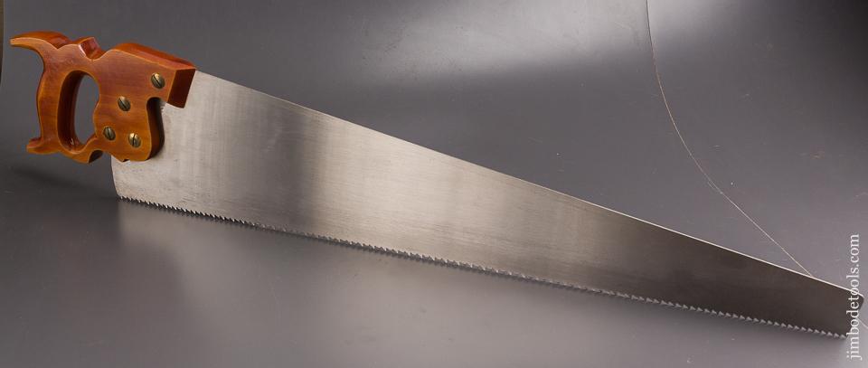 DEAD MINT 5 1/2 pint 26 inch Rip DISSTON D7 Hand Saw with Original Sleeve! - 85683