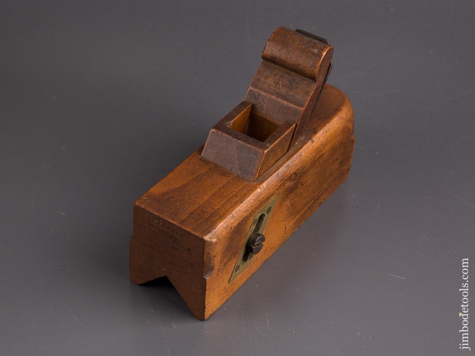 2 1/8 x 6 3/8 inch C. NURSE Adjustable Chamfer Plane circa 1867-86 EXTRA FINE - 85713