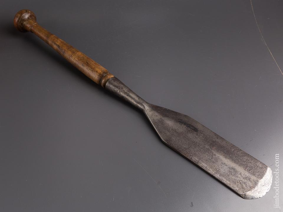 Stunning! 3 x 26 inch GEO. PARR Timber Framing Slick with Original Handle - 85719