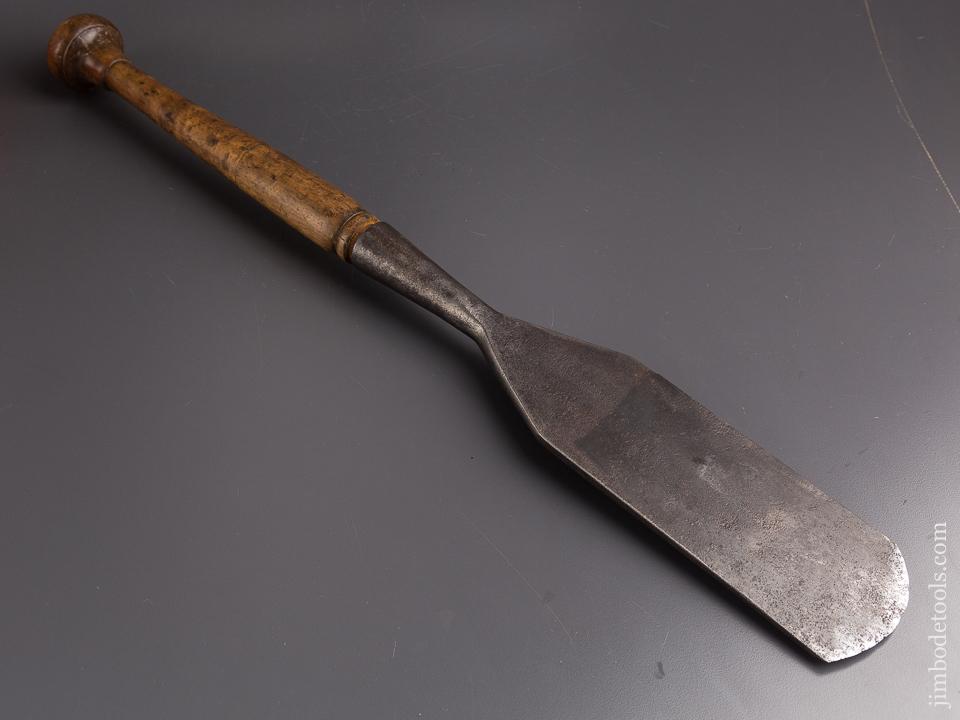 Stunning! 3 x 26 inch GEO. PARR Timber Framing Slick with Original Handle - 85719