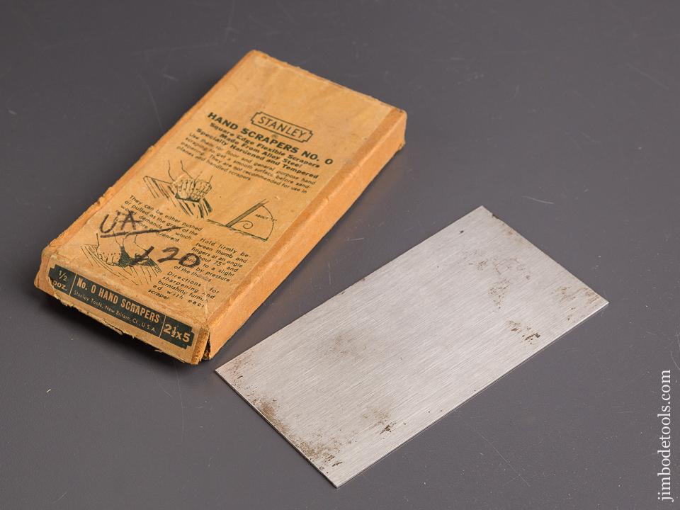STANLEY Hand Scraper No. 0 MINT in Original Box - 85740