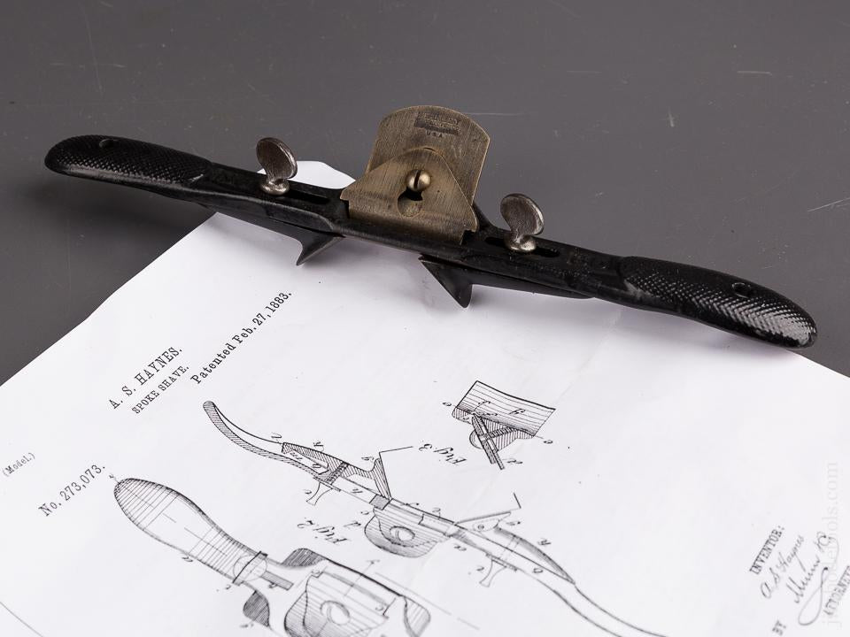 HAYNES Patent February 27, 1863 STANLEY No. 65 Chamfer Plane - 85749