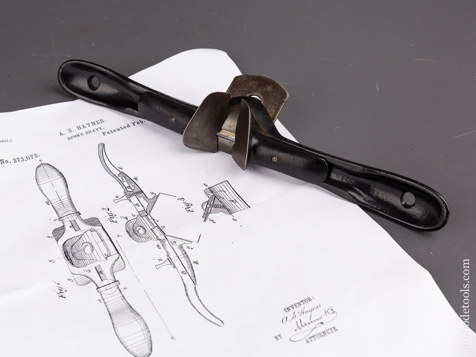 HAYNES Patent February 27, 1863 STANLEY No. 65 Chamfer Plane - 85749