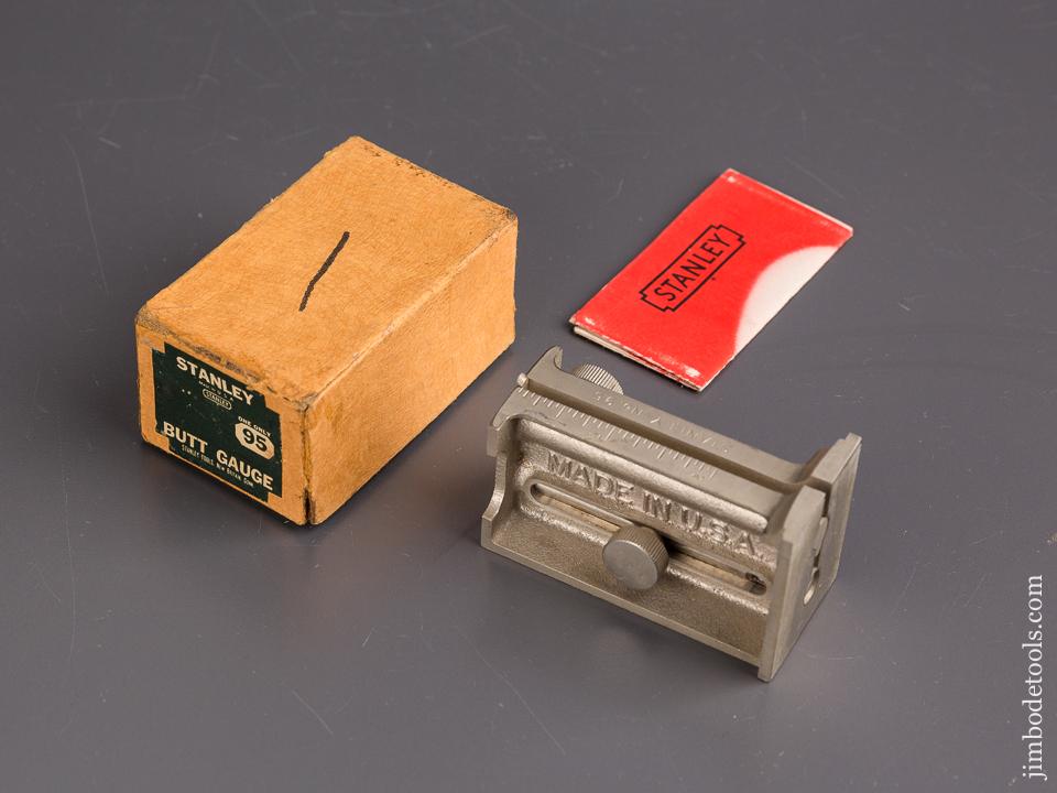 STANLEY No. 95 Butt Gauge MINT in Original Box - 85761