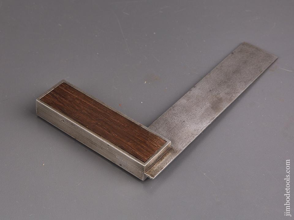 Six inch STANLEY No. 1 Iron Try Square with Rosewood Infill circa 1871-87 - 85768