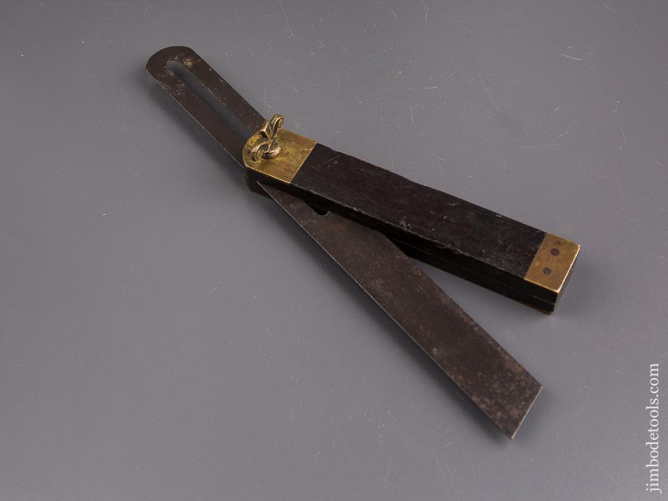 Fancy Ten inch Rosewood & Brass Bevel - 85780