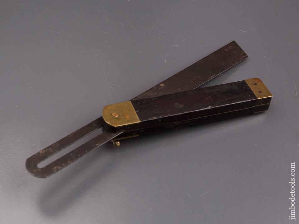 Fancy Ten inch Rosewood & Brass Bevel - 85780