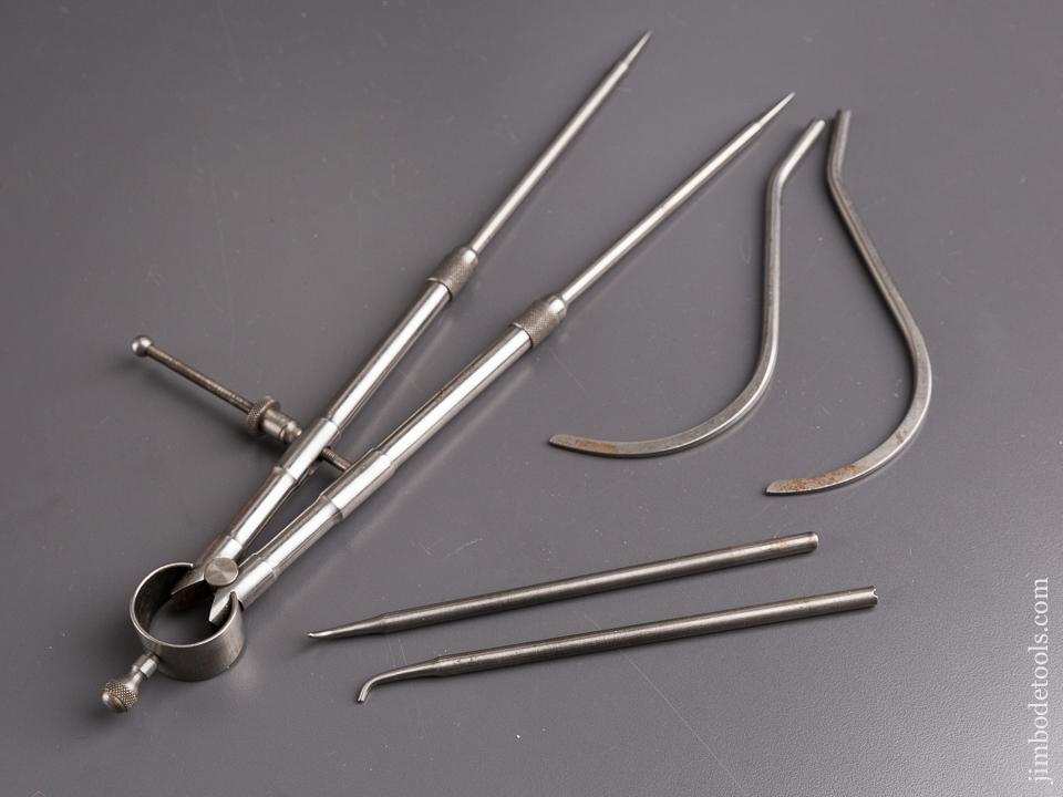 Twelve inch BROWN & SHARPE Divider Set RARE! - 85787