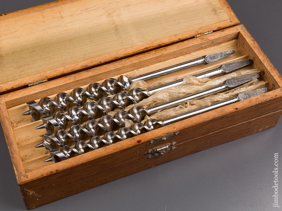 RARE Complete Set of 14 RUSSELL JENNINGS Auger Bits in Original 3 Tiered Box - 85833