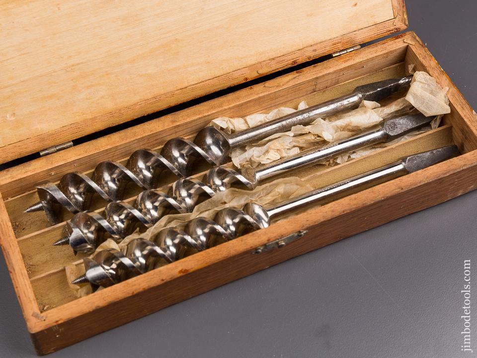 RARE Complete Set of 14 RUSSELL JENNINGS Auger Bits in Original 3 Tiered Box - 85833