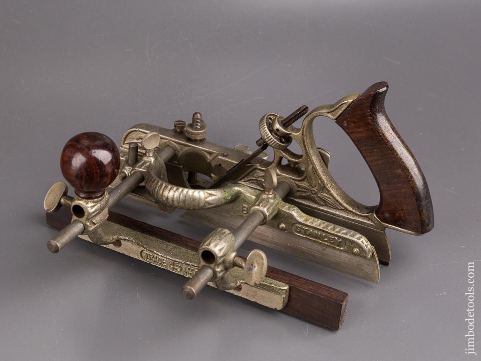 STANLEY NO. 45 Combination Plane 100% COMPLETE in Original Box Type 8 circa 1907-08 FINE - 85826