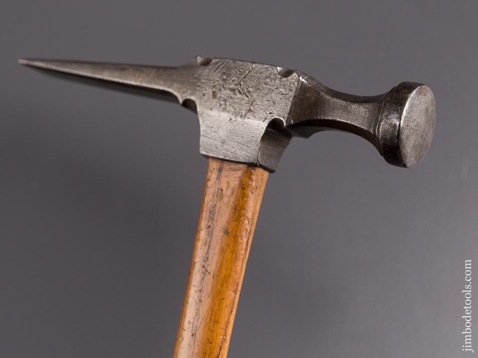 Gorgeous Early 5 3/8 x 12 1/4 inch Tradesman's Hammer - 85830