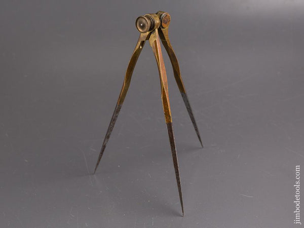 Early 6 1/2 inch Three Legged Dividers - 85845U