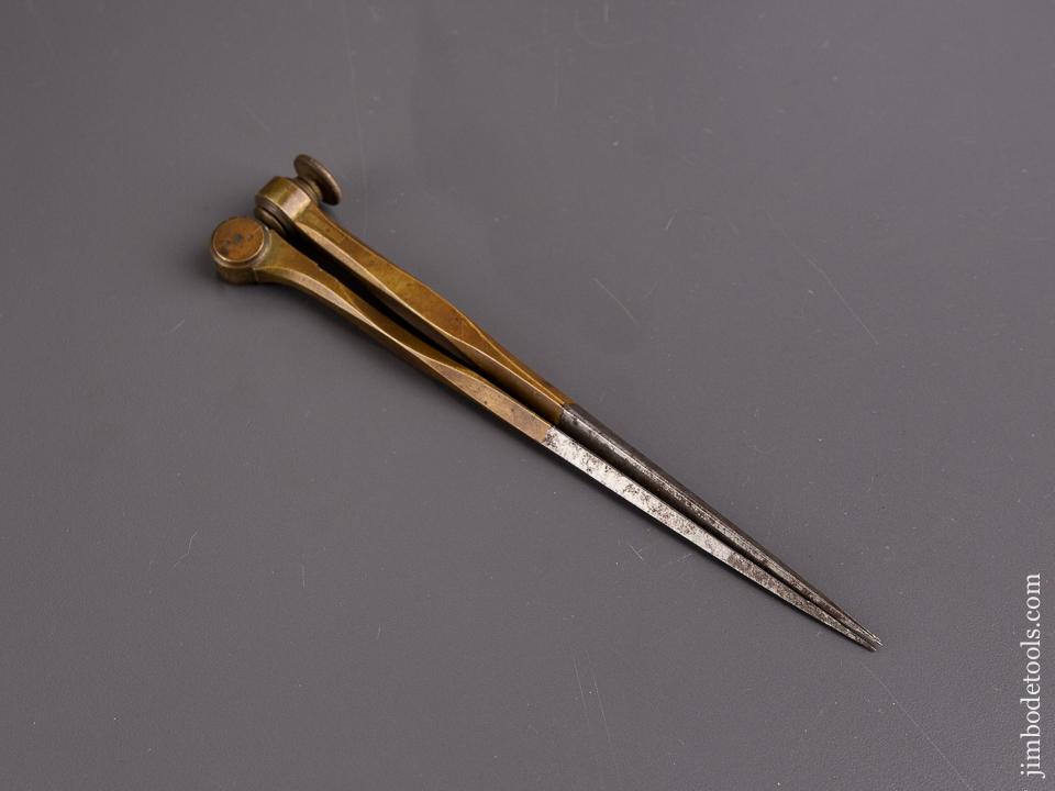 Early 6 1/2 inch Three Legged Dividers - 85845U