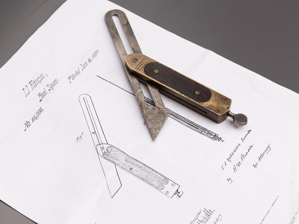 ROBINSON Patent June 14, 1870 ST. JOHNSBURY Six inch Bevel - 85852U