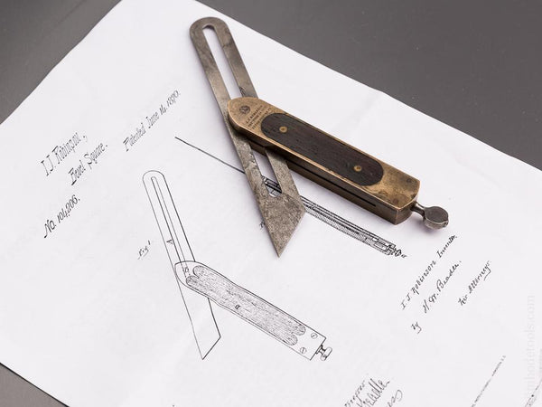 ROBINSON Patent June 14, 1870 ST. JOHNSBURY Six inch Bevel - 85852U