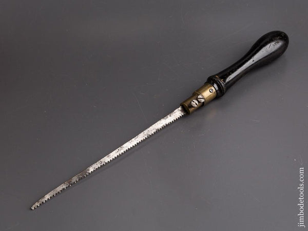 Ebony and Brass Pad Saw - 85899