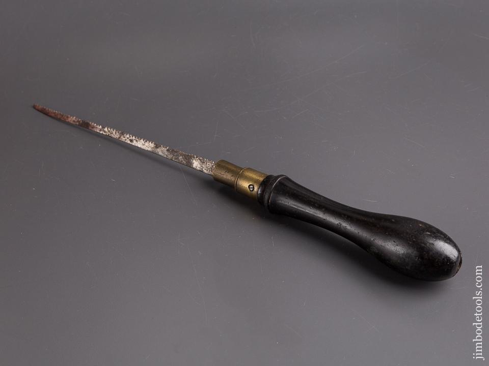 Ebony and Brass Pad Saw - 85899