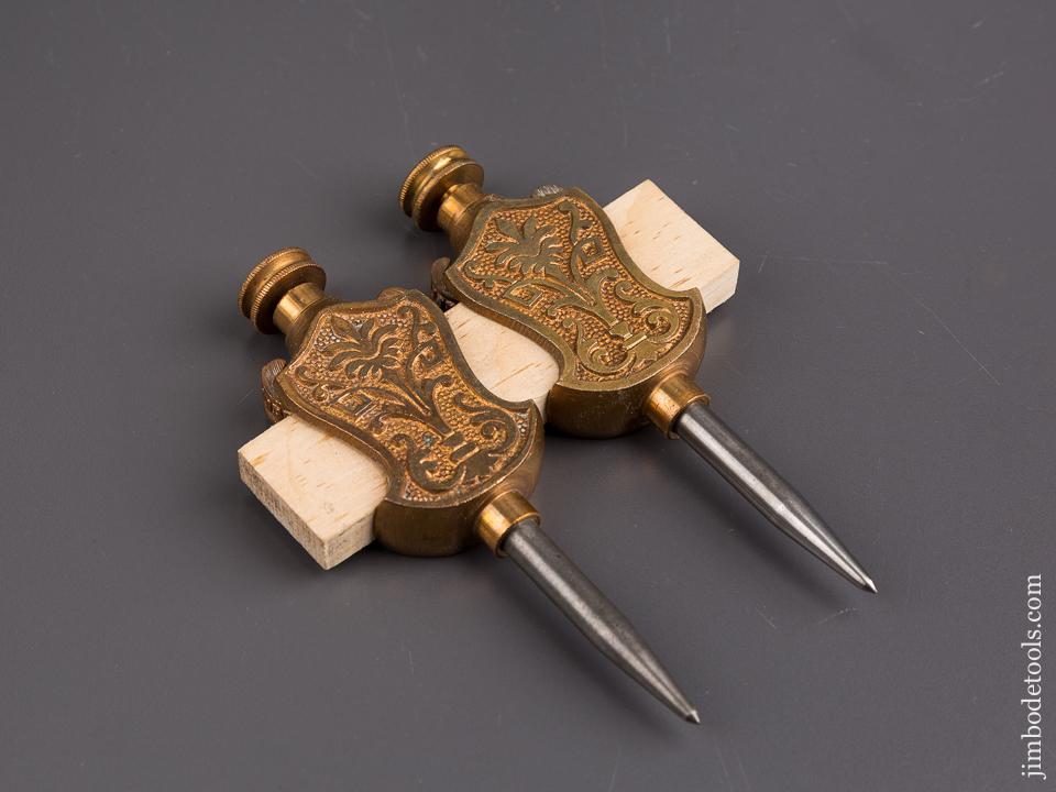 MINT Five inch Ornate Trammel Points - 85903