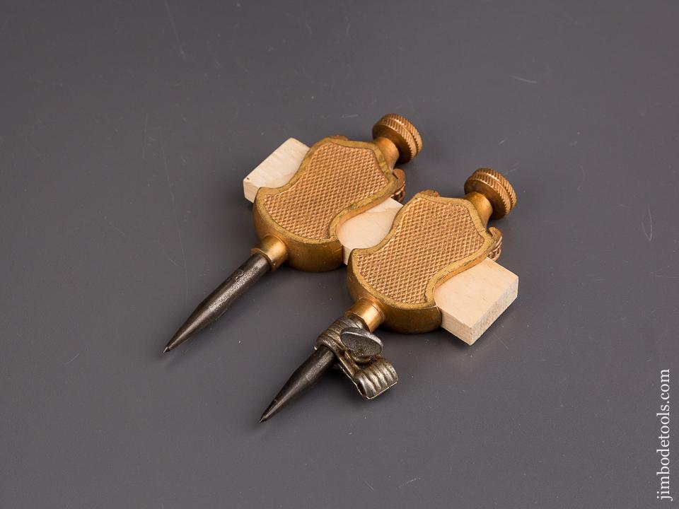 MINT Five inch Brass Trammel Points - 85905