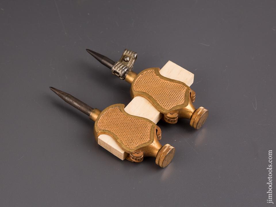 MINT Five inch Brass Trammel Points - 85905
