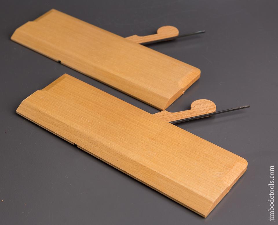 MINT Pair of Hollow & Round No. 2 Molding Planes by OLD STREET TOOL née CLARK & WILLIAMS - 85916
