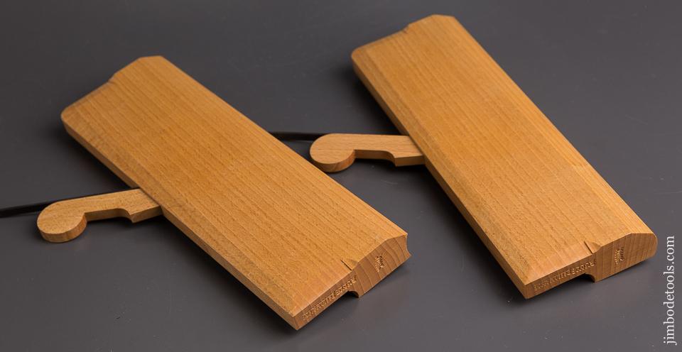 MINT Pair of Hollow & Round No. 12 Molding Planes by OLD STREET TOOL née CLARK & WILLIAMS - 85920
