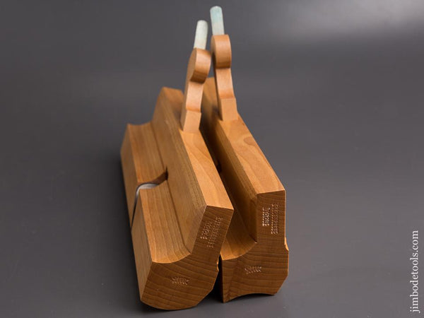 MINT Pair of Hollow & Round No. 18 Molding Planes by OLD STREET TOOL née CLARK & WILLIAMS - 85924