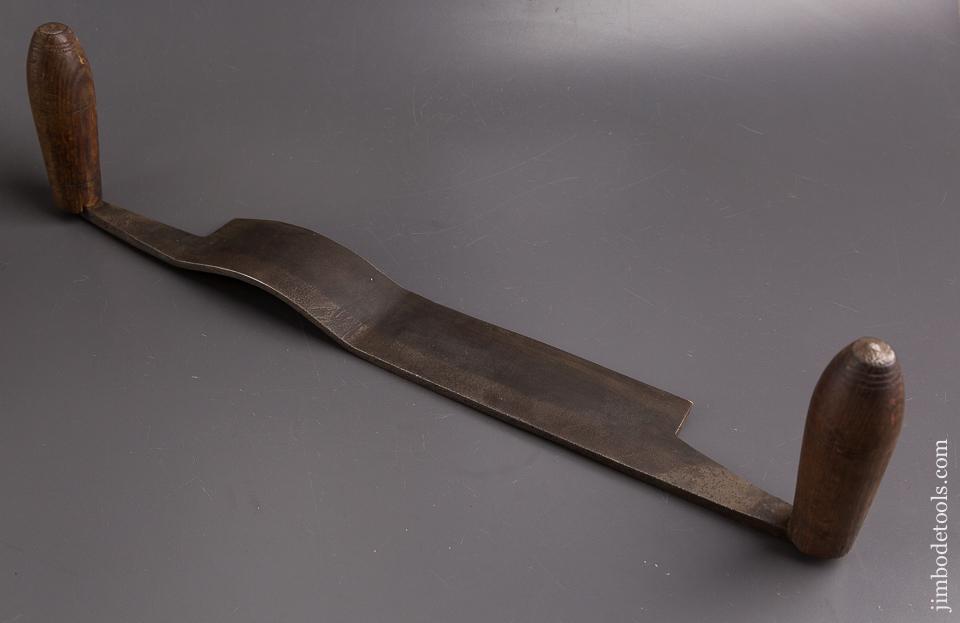 Unusual Twelve inch GREAVES Curved and Straight Draw Knife - 85947