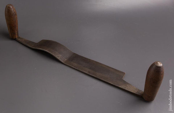 Unusual Twelve inch GREAVES Curved and Straight Draw Knife - 85947