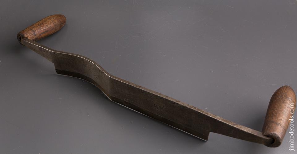 Unusual Twelve inch GREAVES Curved and Straight Draw Knife - 85947