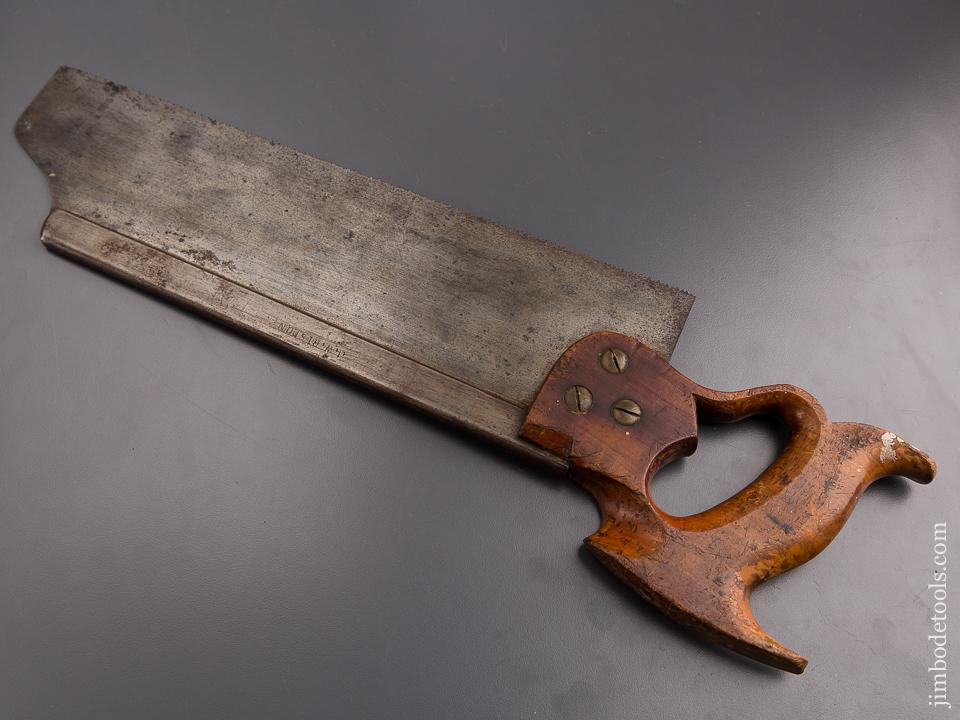 Rare! DISSTON No. 9 REGAN Patent Back Saw - 85952