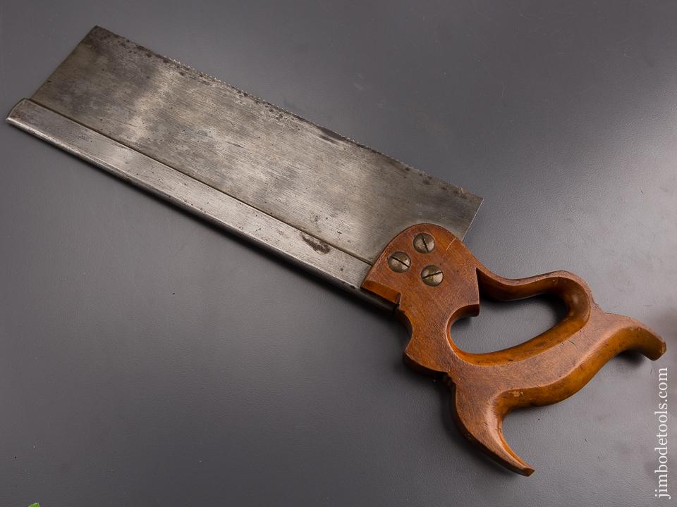 Rare! DISSTON No. 77 "FOR MECHANICS NOT BUTCHERS" BACK SAW! - 85954