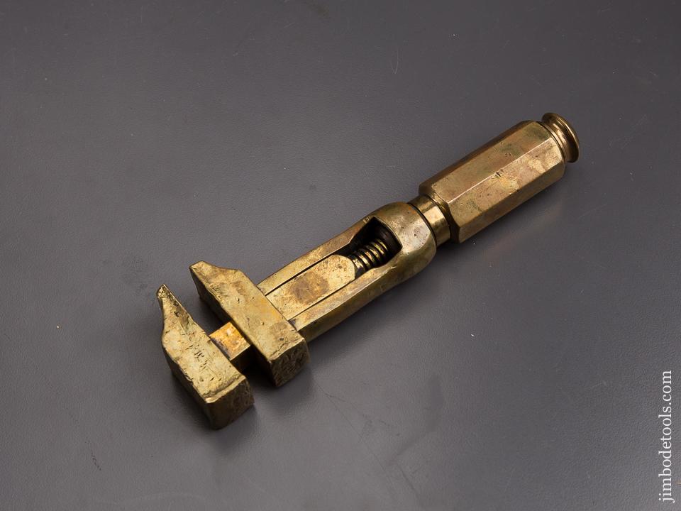 7 1/2 inch Solid Brass! Adjustable Wrench - 85995