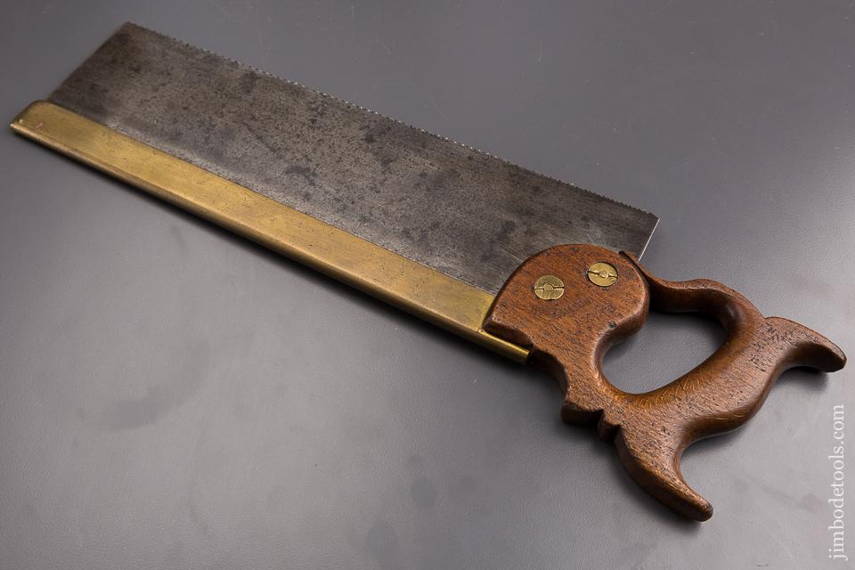 Early 11 point 14 inch Rip BUCK Brass Back Saw - 85979