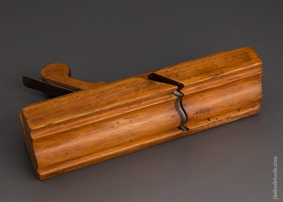 10 x 3 inch Crispy Complex Moulding Plane by COGDELL circa 1750-65 London - 85989