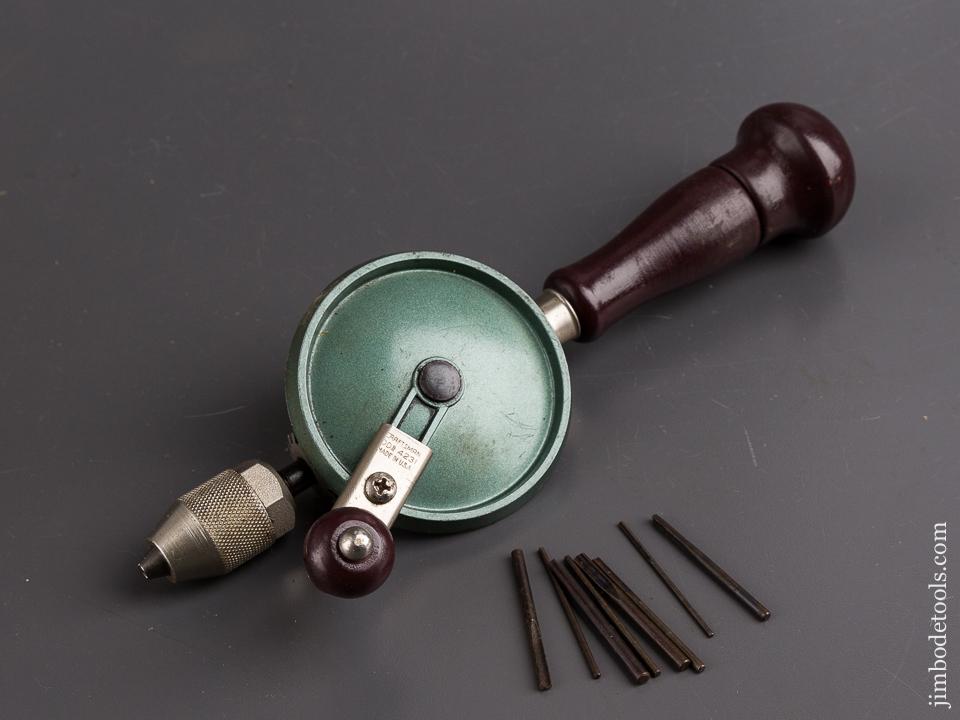 Mint! CRAFTSMAN No. 423 Egg Beater Hand Drill with Seven Bits - 86014