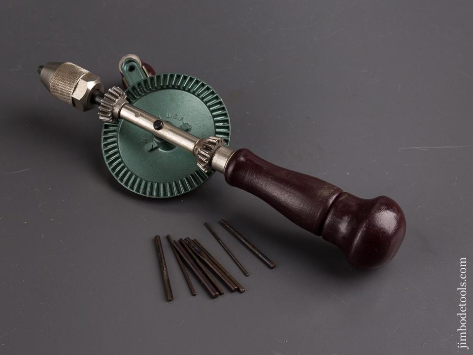 Mint! CRAFTSMAN No. 423 Egg Beater Hand Drill with Seven Bits - 86014