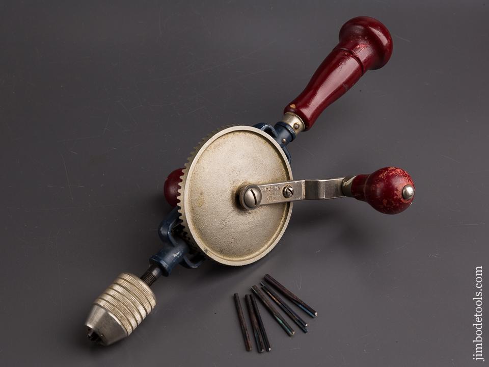 Extra Fine STANLEY No. 624A Egg Beater Hand Drill with Seven Bits - 86016