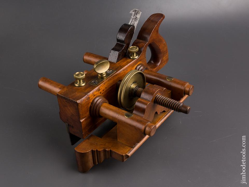 Magnificent! SANDUSKY TOOL CO No. 140 Center Wheel Plow Plane in Rosewood! - 86031U